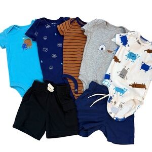 Baby Bodysuit and Shorts Set